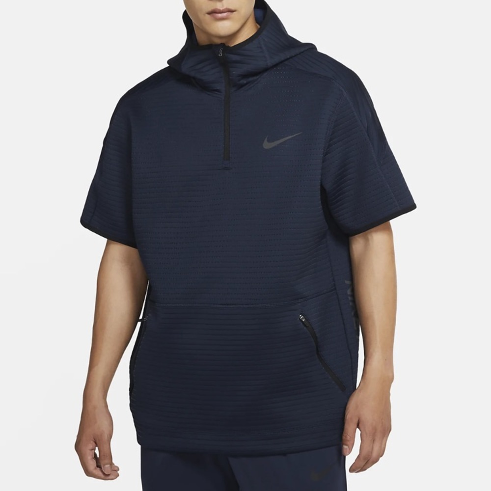 New Nike Pro Short Sleeve Training Hoodie